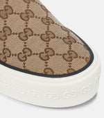 Load image into Gallery viewer, Gucci Tennis 1977 canvas slip-on sneakers
