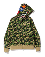 Load image into Gallery viewer, Green Bape full zip Hoodie
