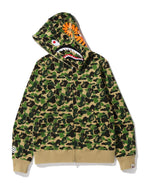 Load image into Gallery viewer, Green Bape full zip Hoodie
