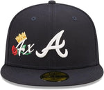 Load image into Gallery viewer, MLB Atlanta Braves New Era Navy 4x World Series Champions Crown
