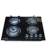 Load image into Gallery viewer, Bonhle H Modern Kitchen Digimark Glass Top Gas Stove - 4 Burner New 51x59cm
