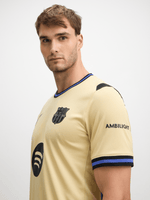 Load image into Gallery viewer, Nike Mens Barcelona Away 25/26 Gold/Purple/Black Stadium Jersey
