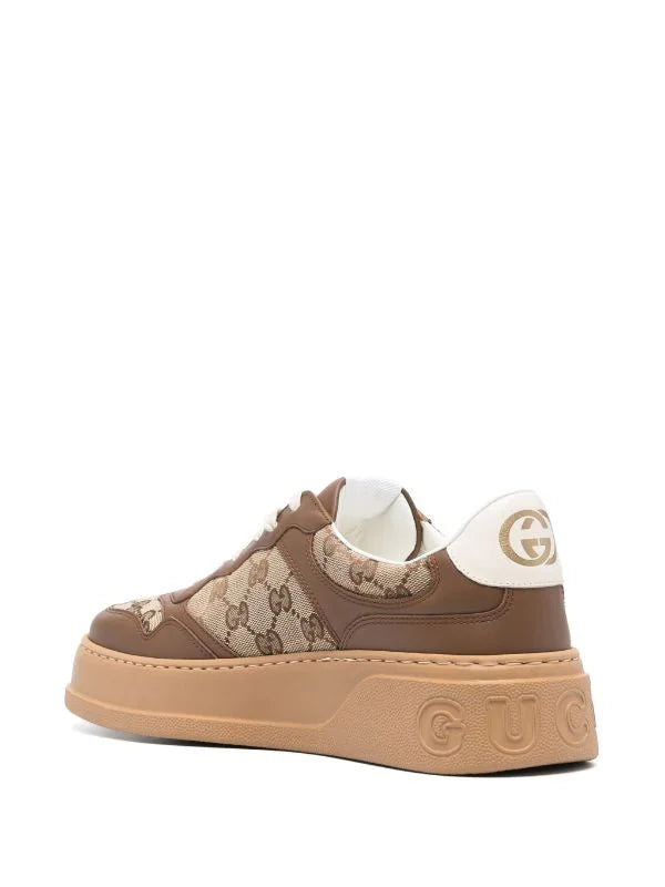 GG embossed low-top sneakers