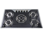 Load image into Gallery viewer, Home Kitchen Bonhle H Digital Glass Top Gas Stove - 5 Burner 77x51cm
