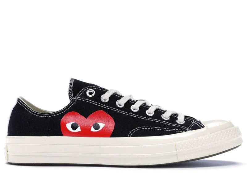 COMME DES GARÇONS PLAY X CONVERSE CHUCK 70 OX ‘BLACK’