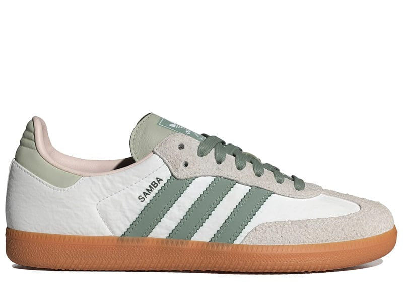 ADIDAS SAMBA OG SILVER GREEN PUTTY MAUVE (WOMEN'S)