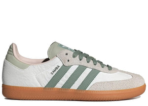 ADIDAS SAMBA OG SILVER GREEN PUTTY MAUVE (WOMEN'S)