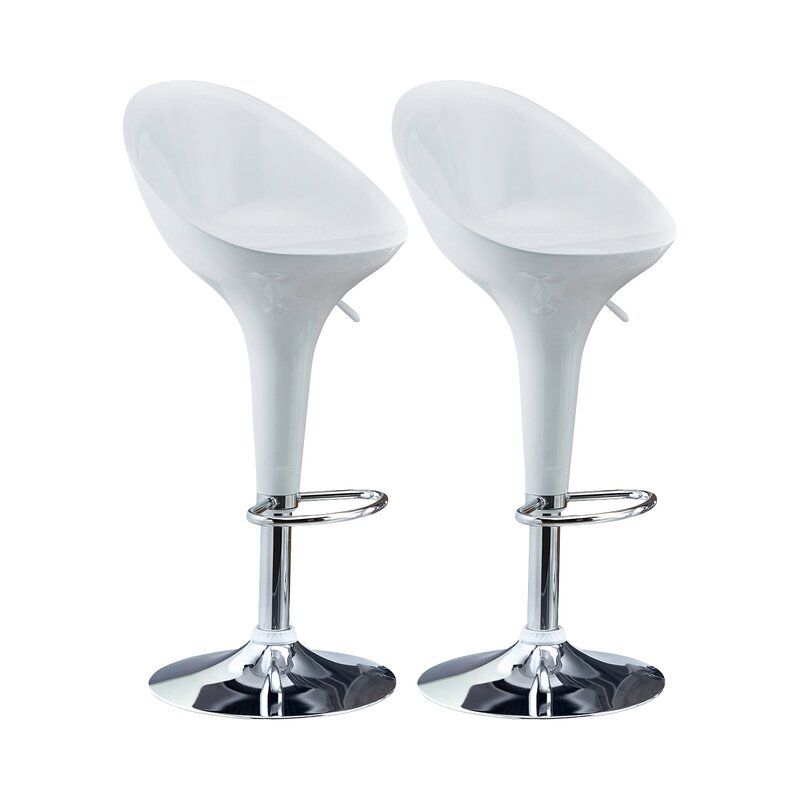 Bar Stools / ABS Kitchen Counter Breakfast Chairs - Pack of 2