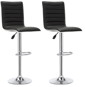 2 x Stylish Modern Bar Stools