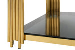 Load image into Gallery viewer, Bali Console Table Gold Frame
