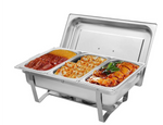 Load image into Gallery viewer, Food Warming Triple Pan Chafing Dish - 0000Art
