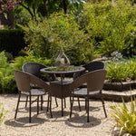Load image into Gallery viewer, Patio Set - 5 Piece - Brown Colour - 4 Pack - 0000Art
