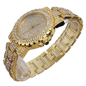 Iced Out Fashion Round Watch-0000Art-