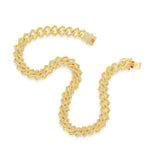 Load image into Gallery viewer, Iced Out Gold Cuban Chain in Zirconia Jewels-0000Art-Mr price, superbalist, shein, men's necklace, women's necklace  
