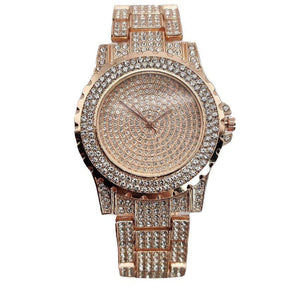 Iced Out Fashion Round Watch-0000Art-