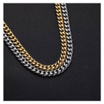 Load image into Gallery viewer, Stainless Steel Gold Cuban Link Necklace - 0000Art
