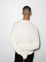 Load image into Gallery viewer, Ami Paris de Coeur-intarsia jumper
