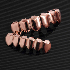 Plain Rose Gold Grills - 0000Art