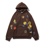 Load image into Gallery viewer, Travis Scott x McDonald’s CJ Smile Hoodie -Brown
