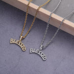 Load image into Gallery viewer, Blessed  CZ Pendant with Rope Chain
